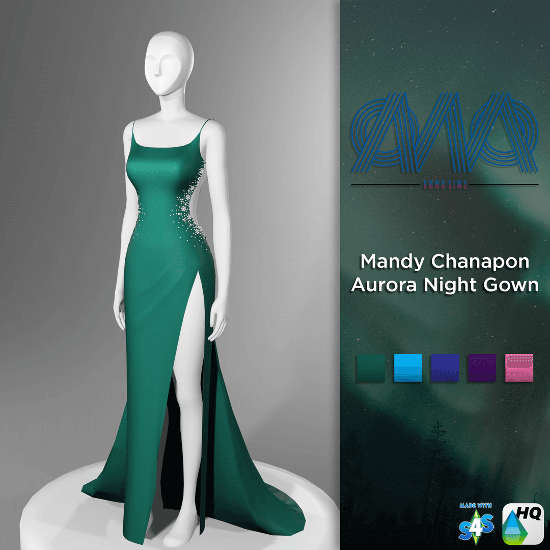 Галерея мода Вечернее платье Aurora Night Gown #1